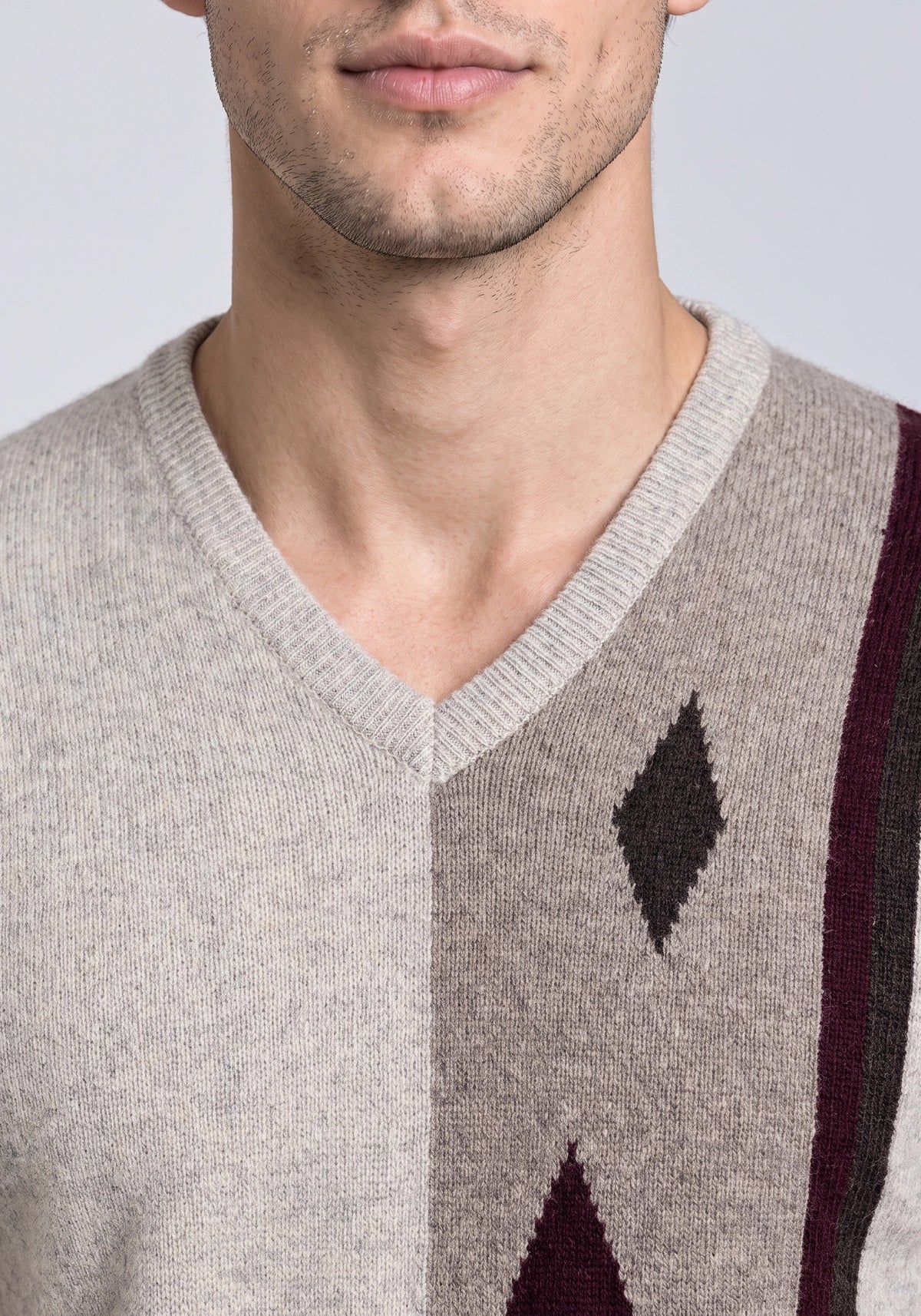 100% Lambswool Lt Beige Pullover