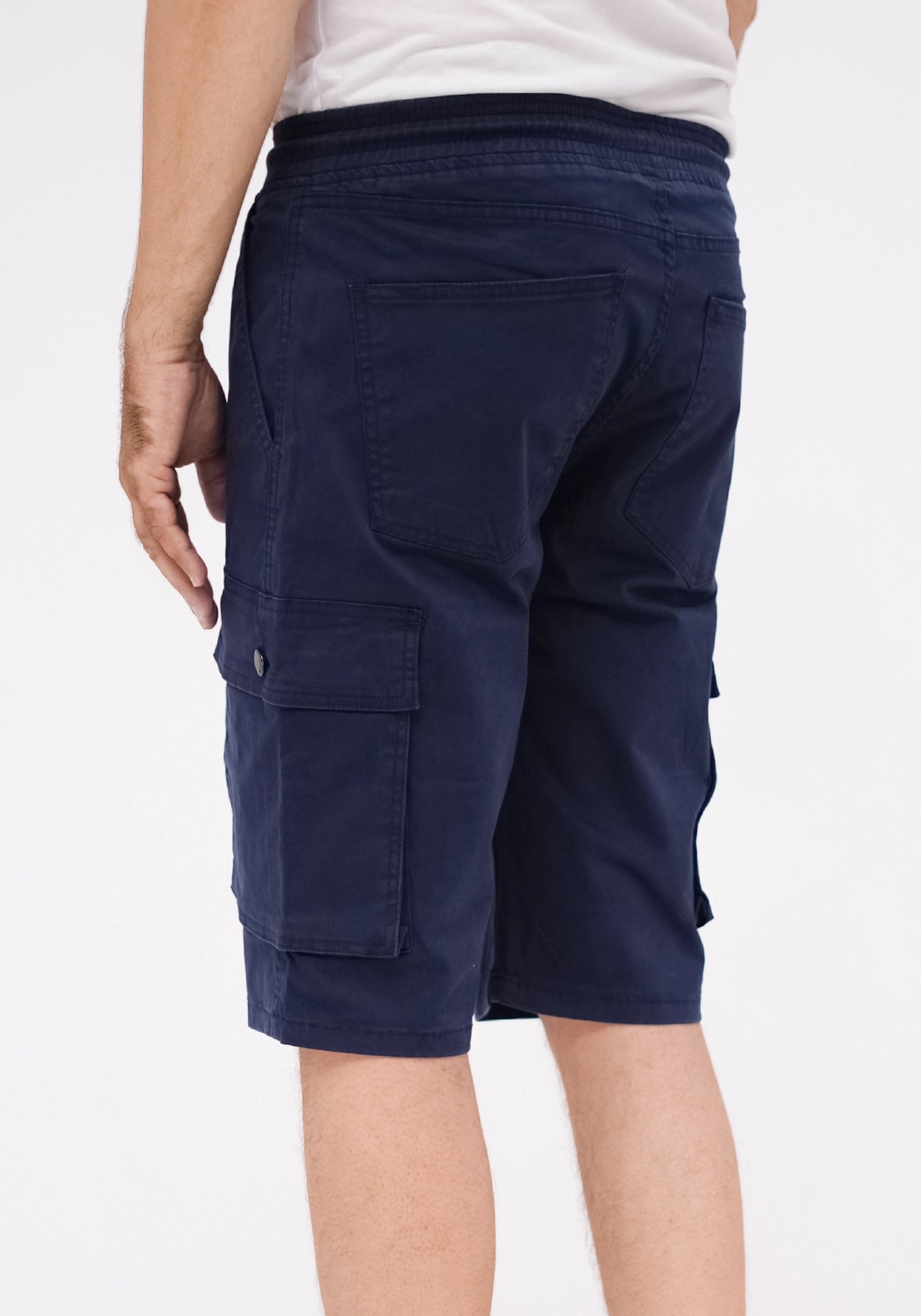 Men Navy Cargo Shorts
