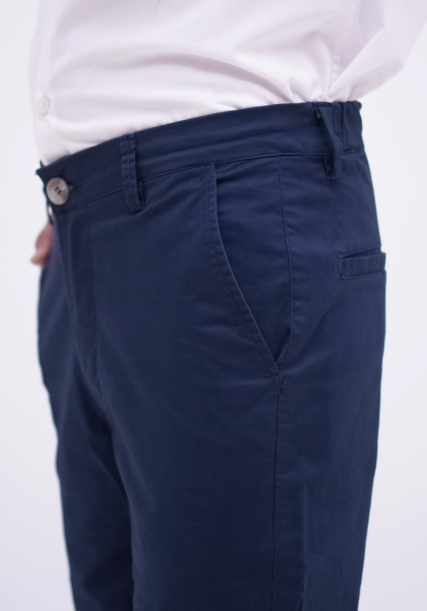Fine Twill Fabric Khaki Pants