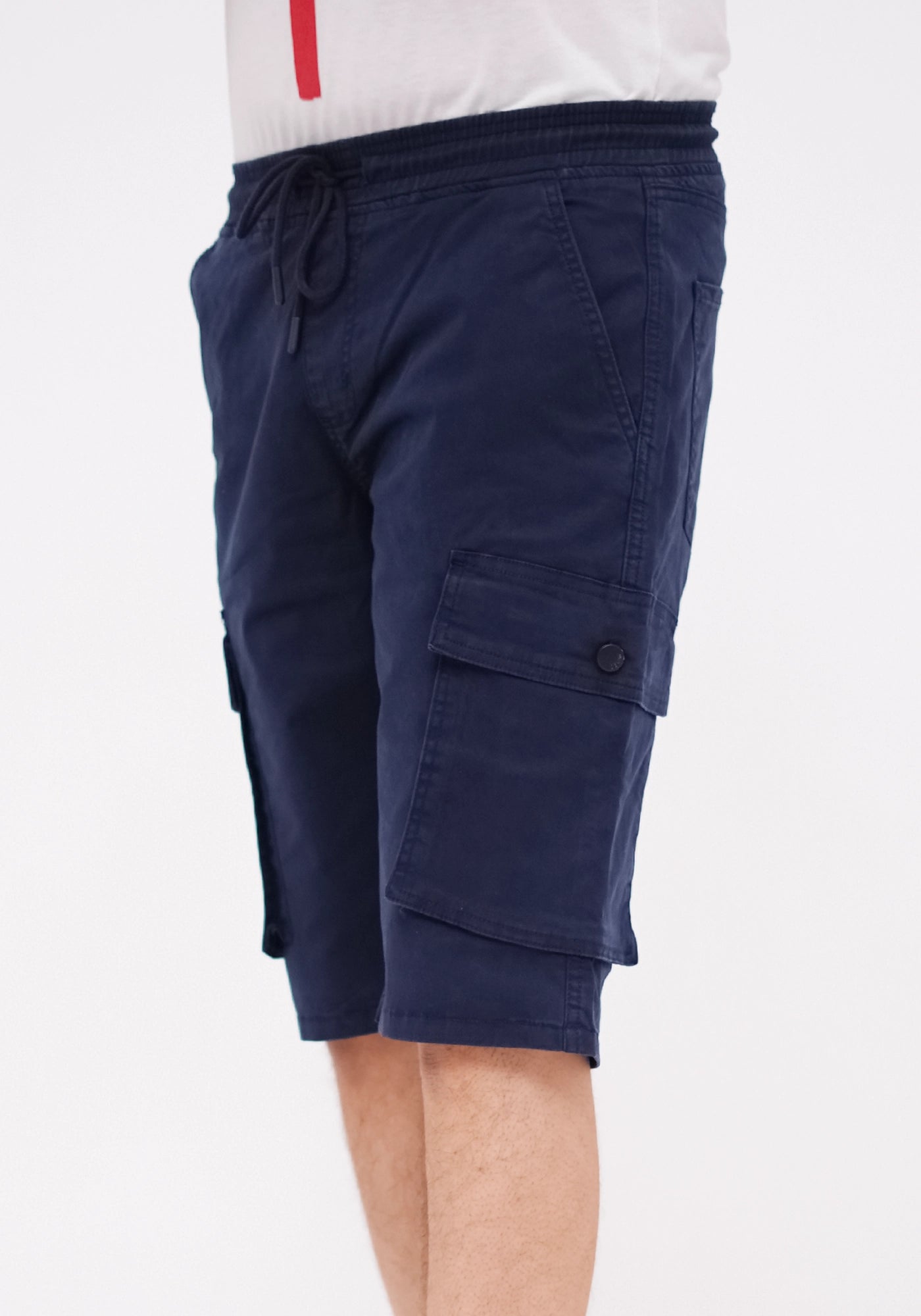 Men Navy Cargo Shorts