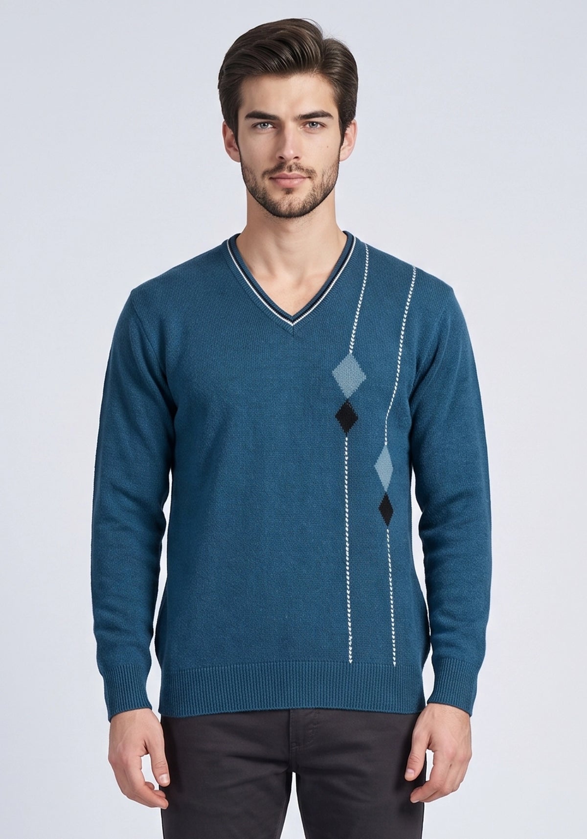 100% Lambswool New Petrol Pullover