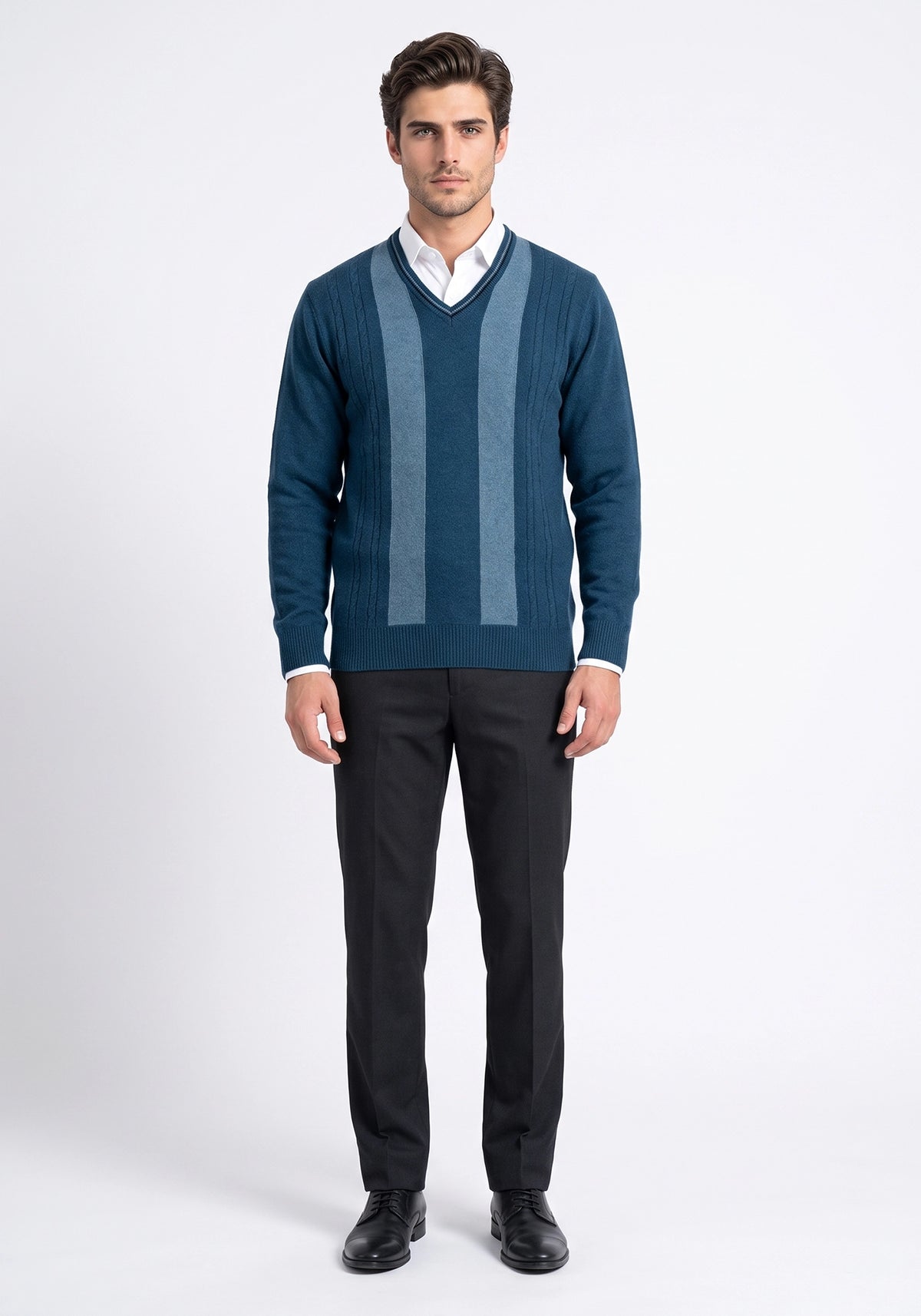 100% Lambswool New Petrol Pullover