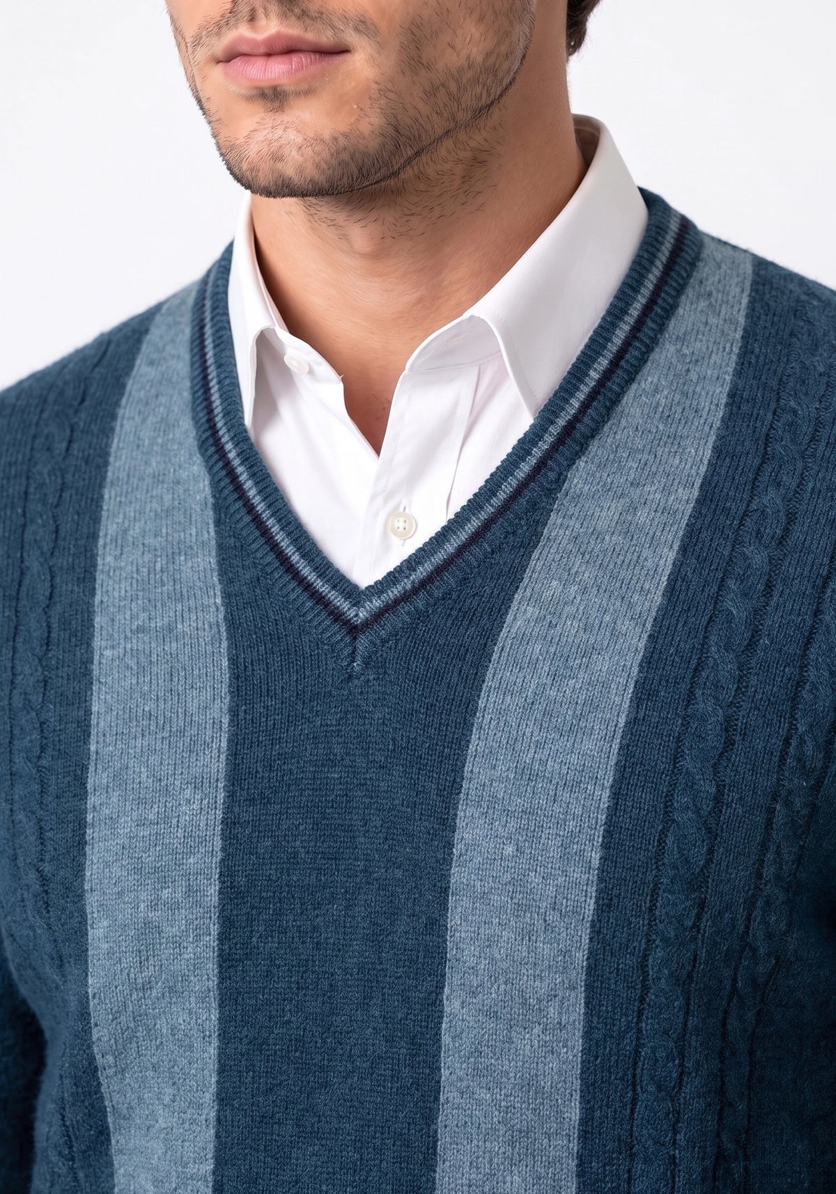 100% Lambswool New Petrol Pullover
