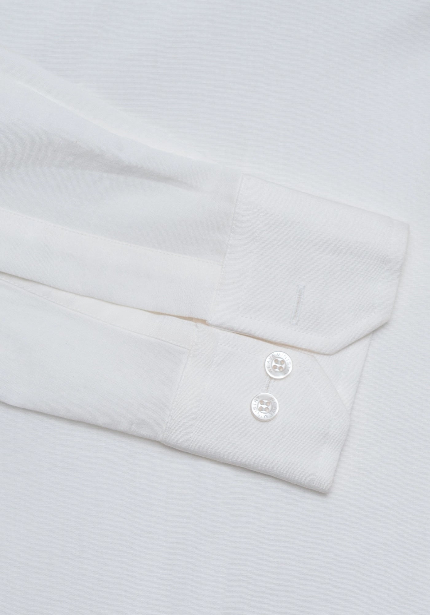 Linen Off White Plain Formal Shirt