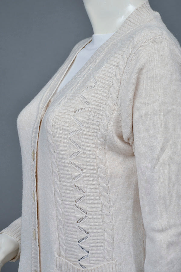 Acrylic Wool Cardigan