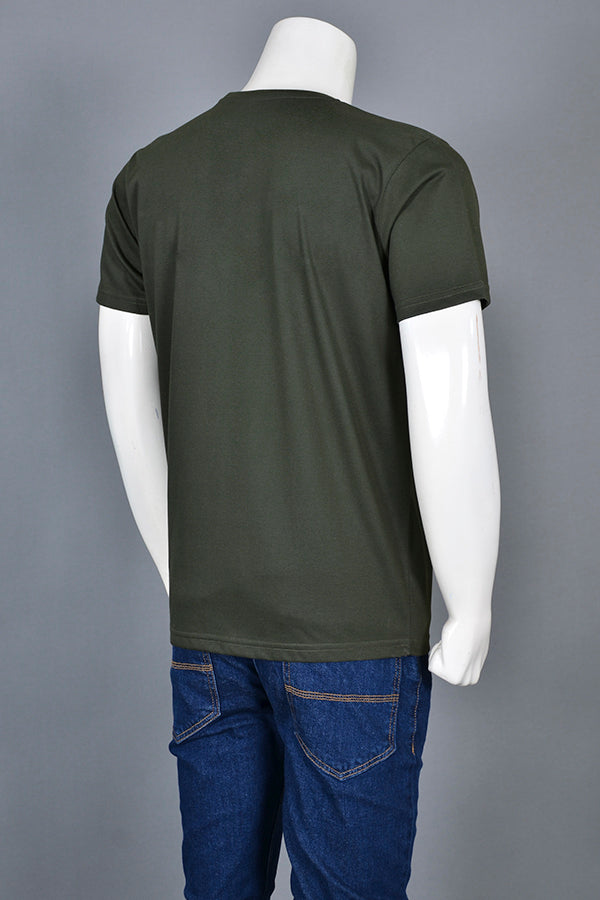Cotton Round Neck T-Shirt