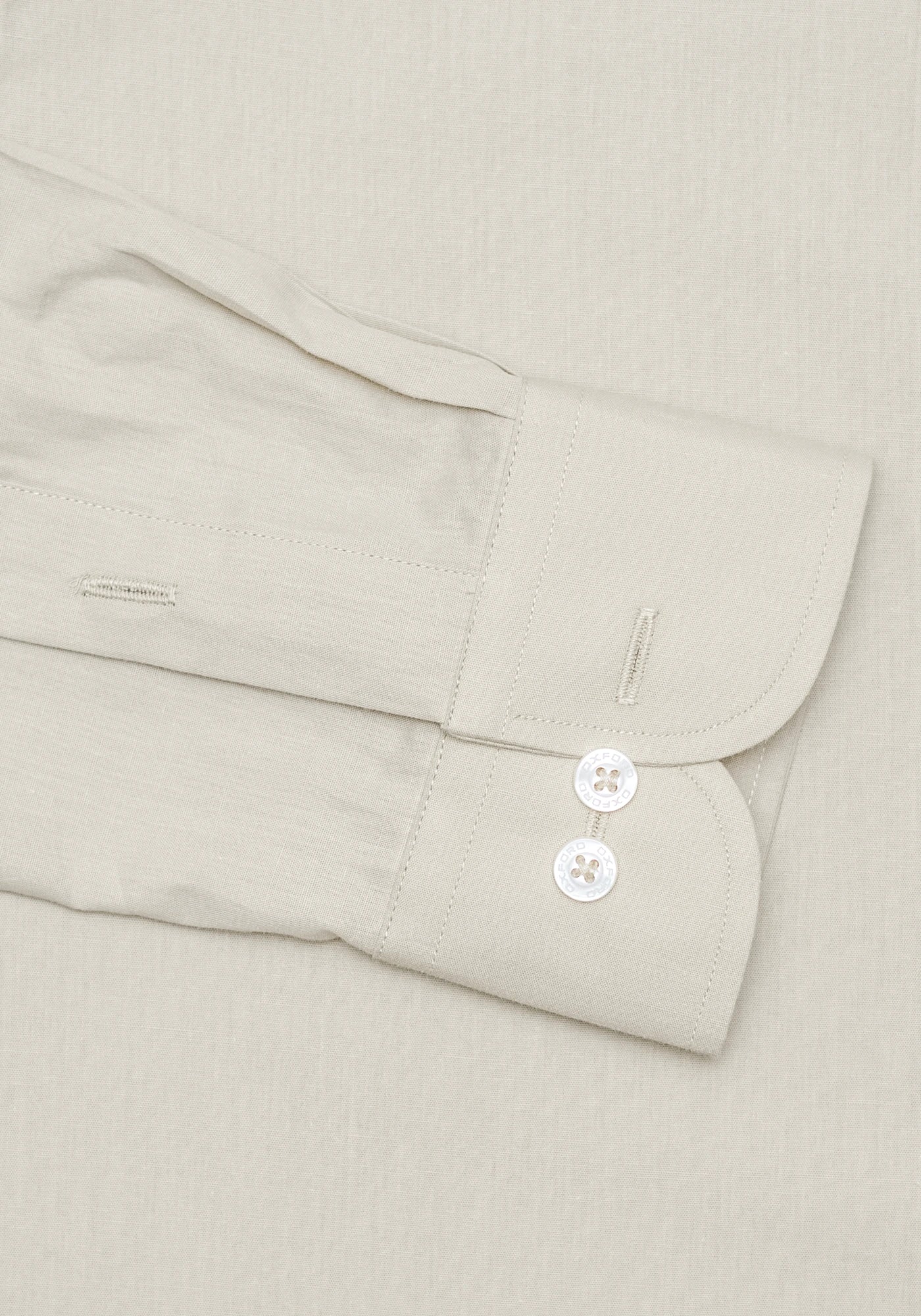 100% Cotton Plain Cream/Beige Formal Shirt