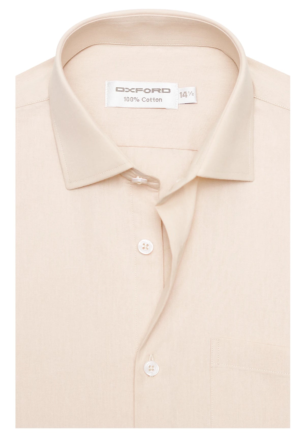 100% Cotton Peach Formal Shirt