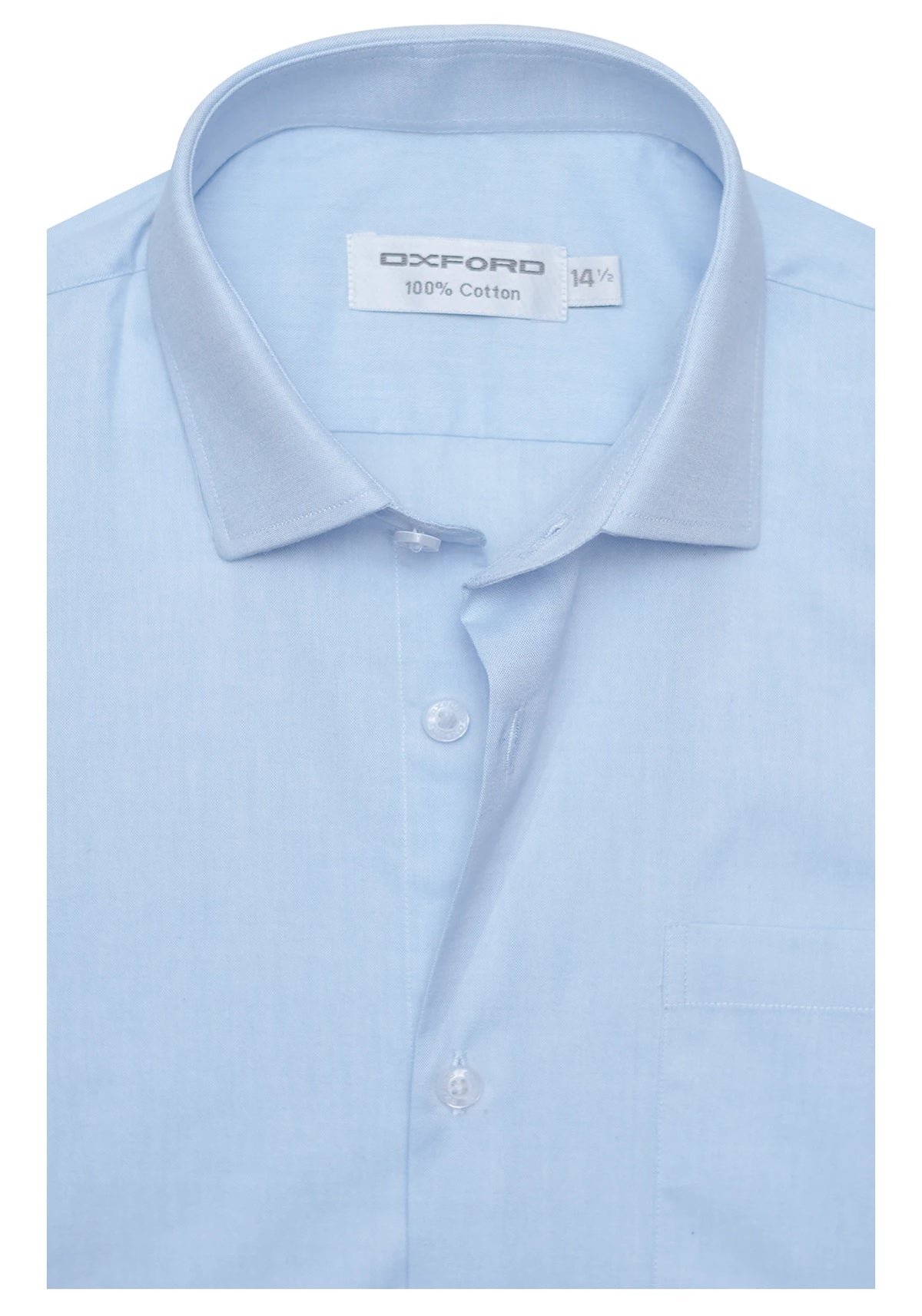 100% Cotton Light Blue Formal Shirt