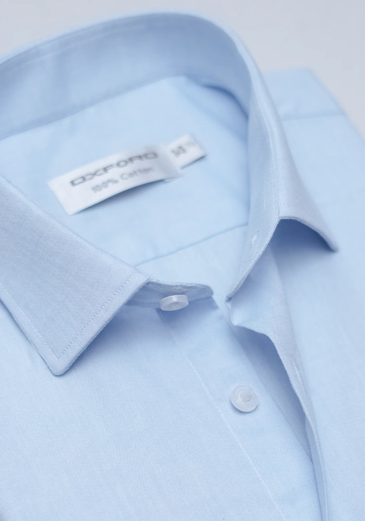 100% Cotton Light Blue Formal Shirt