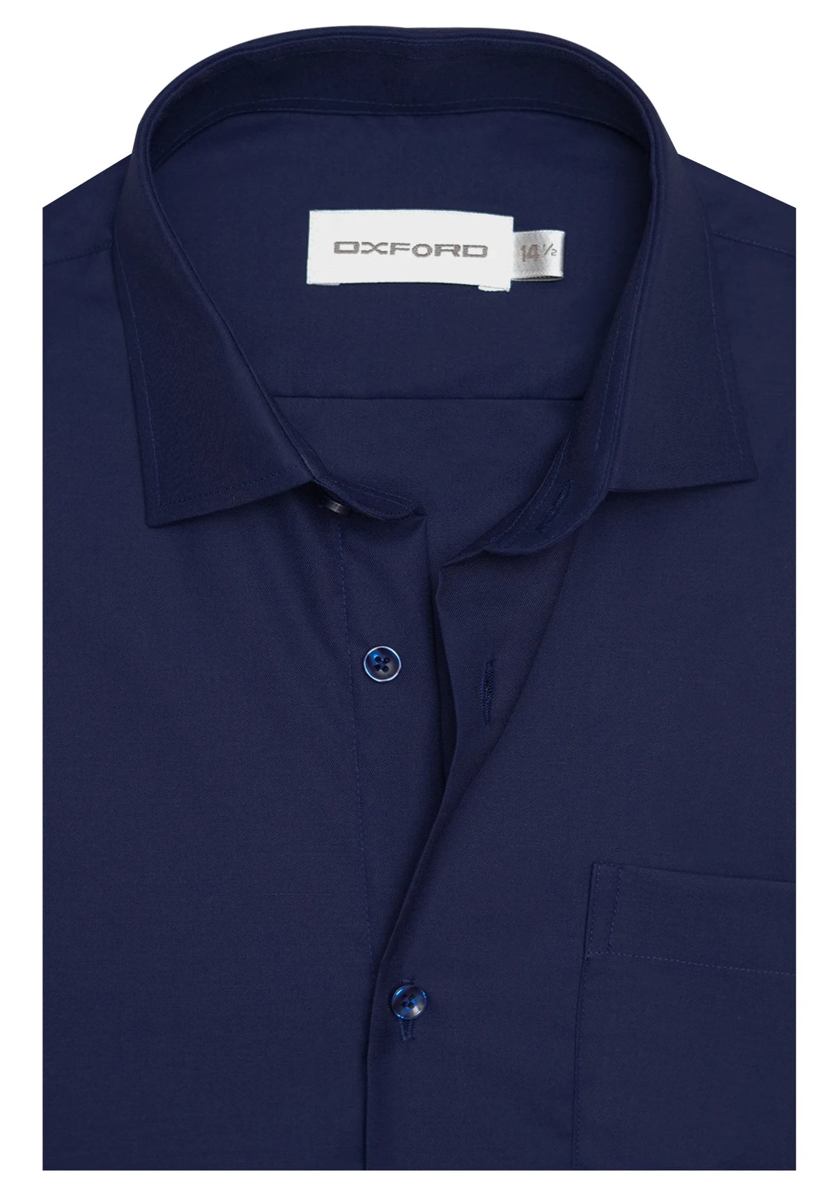 CVC Navy Blue Plain Formal Shirt