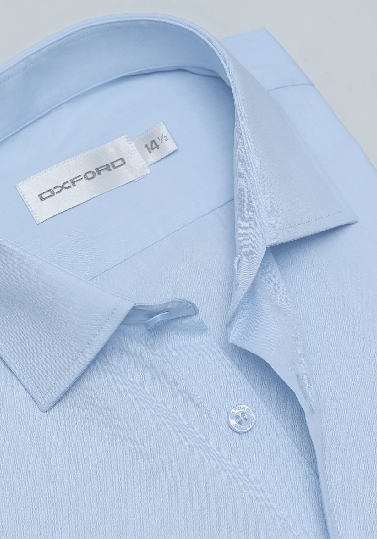 CVC Sky Blue Plain Formal Shirt
