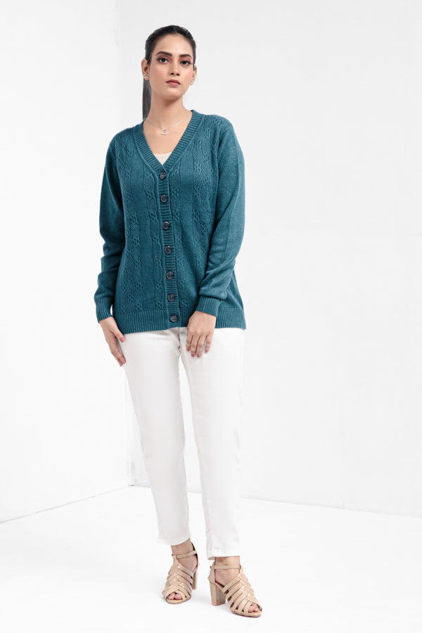 Acrylic Wool Cardigan