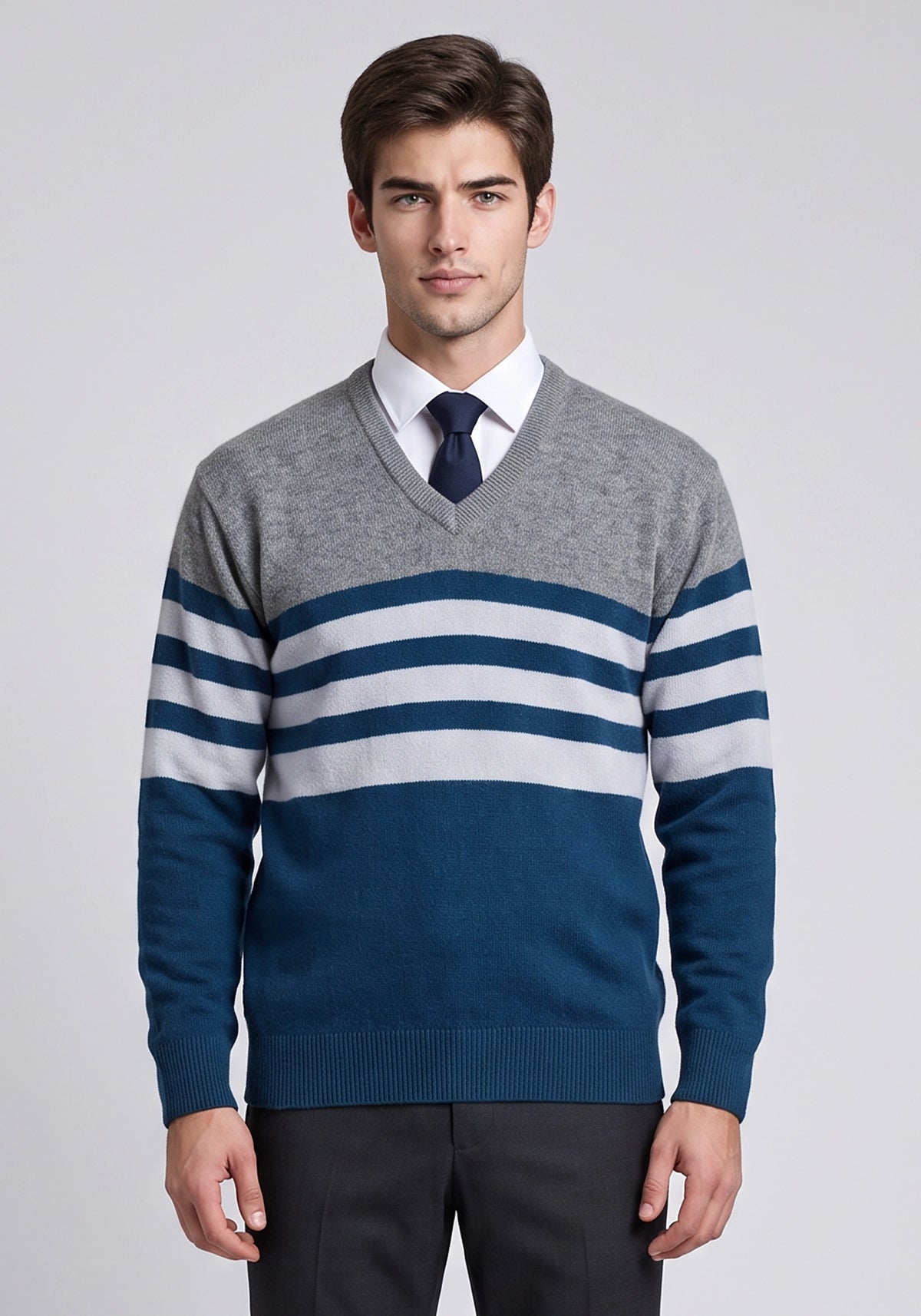 100% Lambswool Petrol Pullover