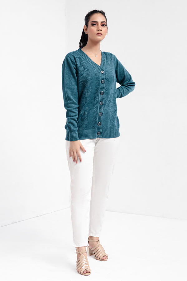 Acrylic Wool Cardigan