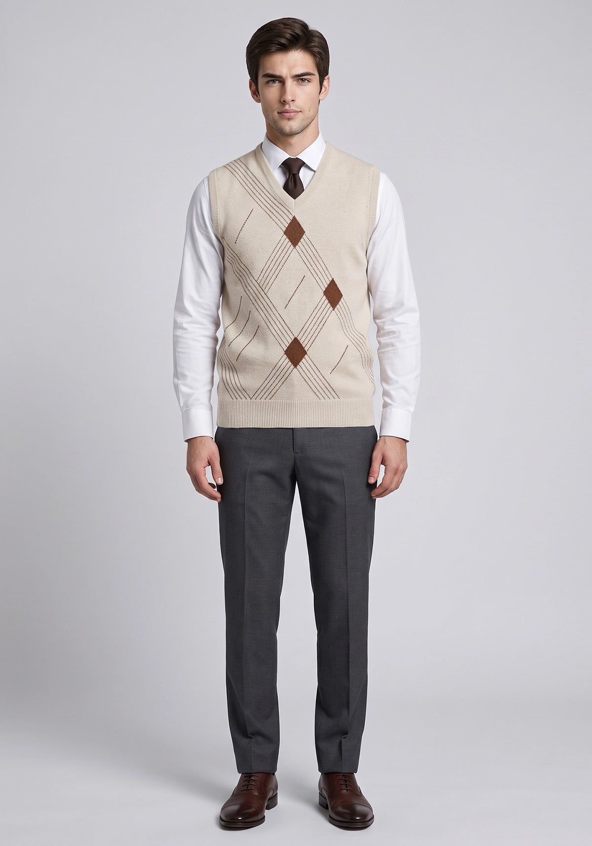 100% Lambswool Reed Sleeveless
