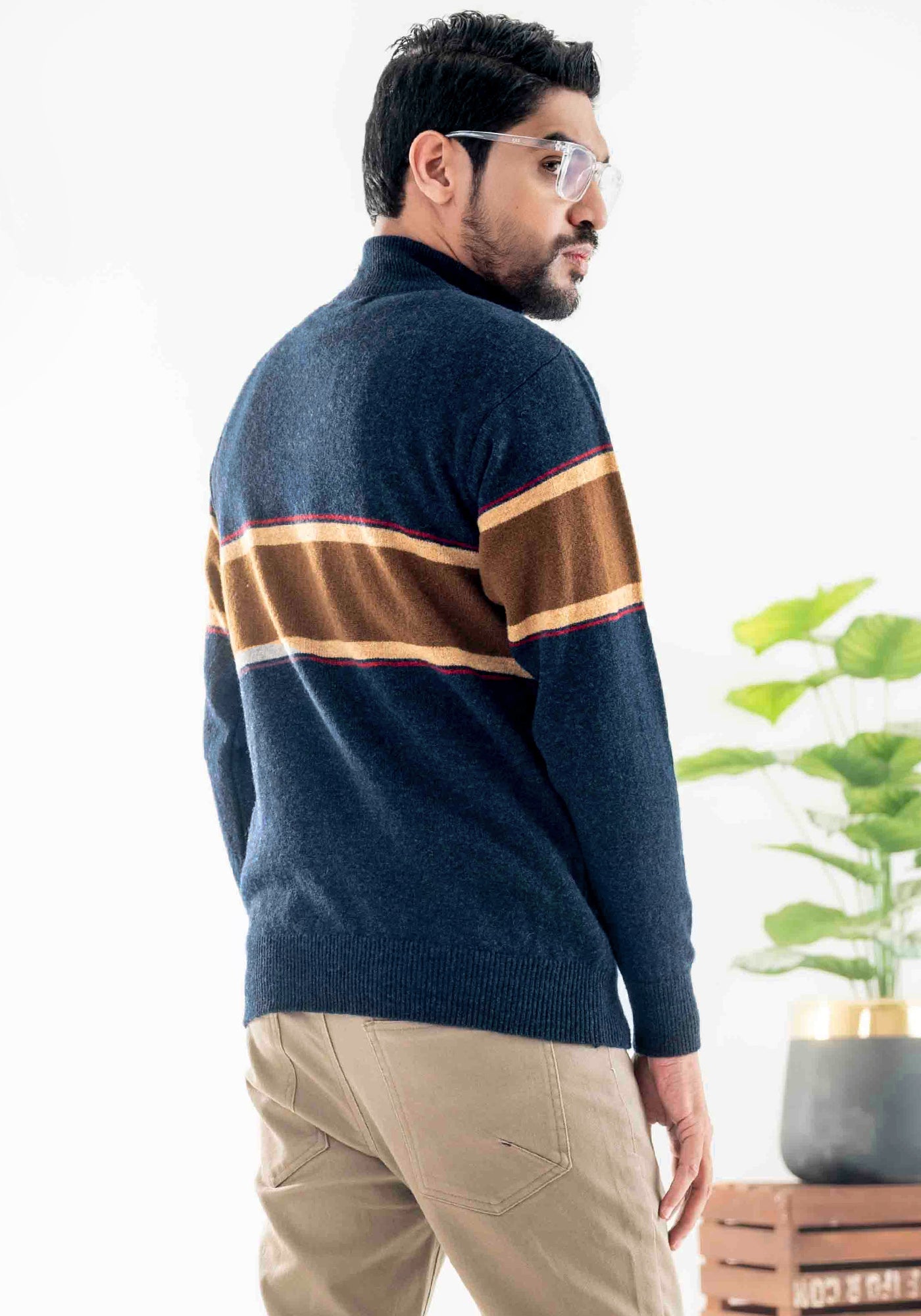 100% Lambswool Half Zipper