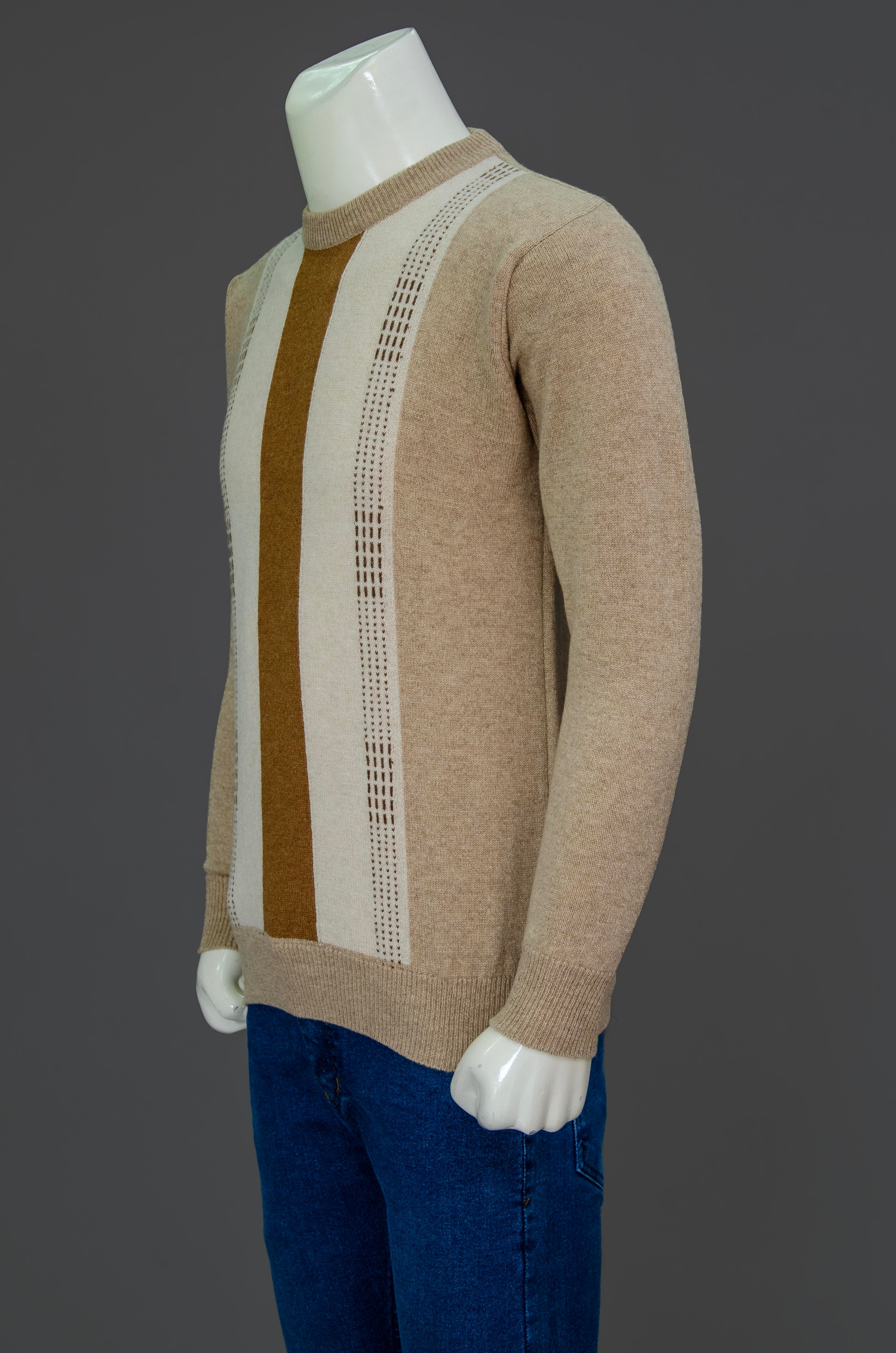 100% Lambswool Round Neck Pullover