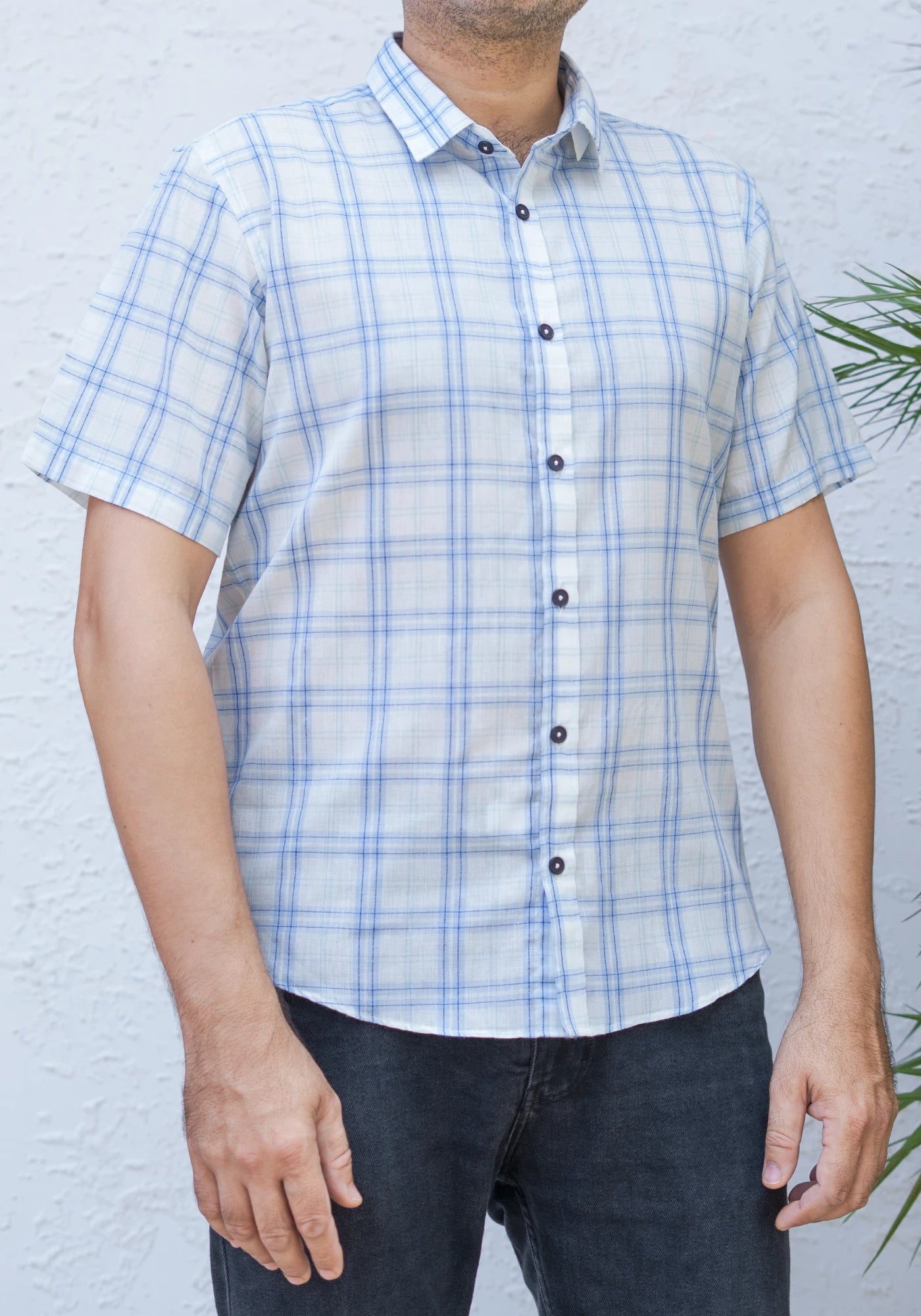 CVC Half Sleeves Casual Shirt