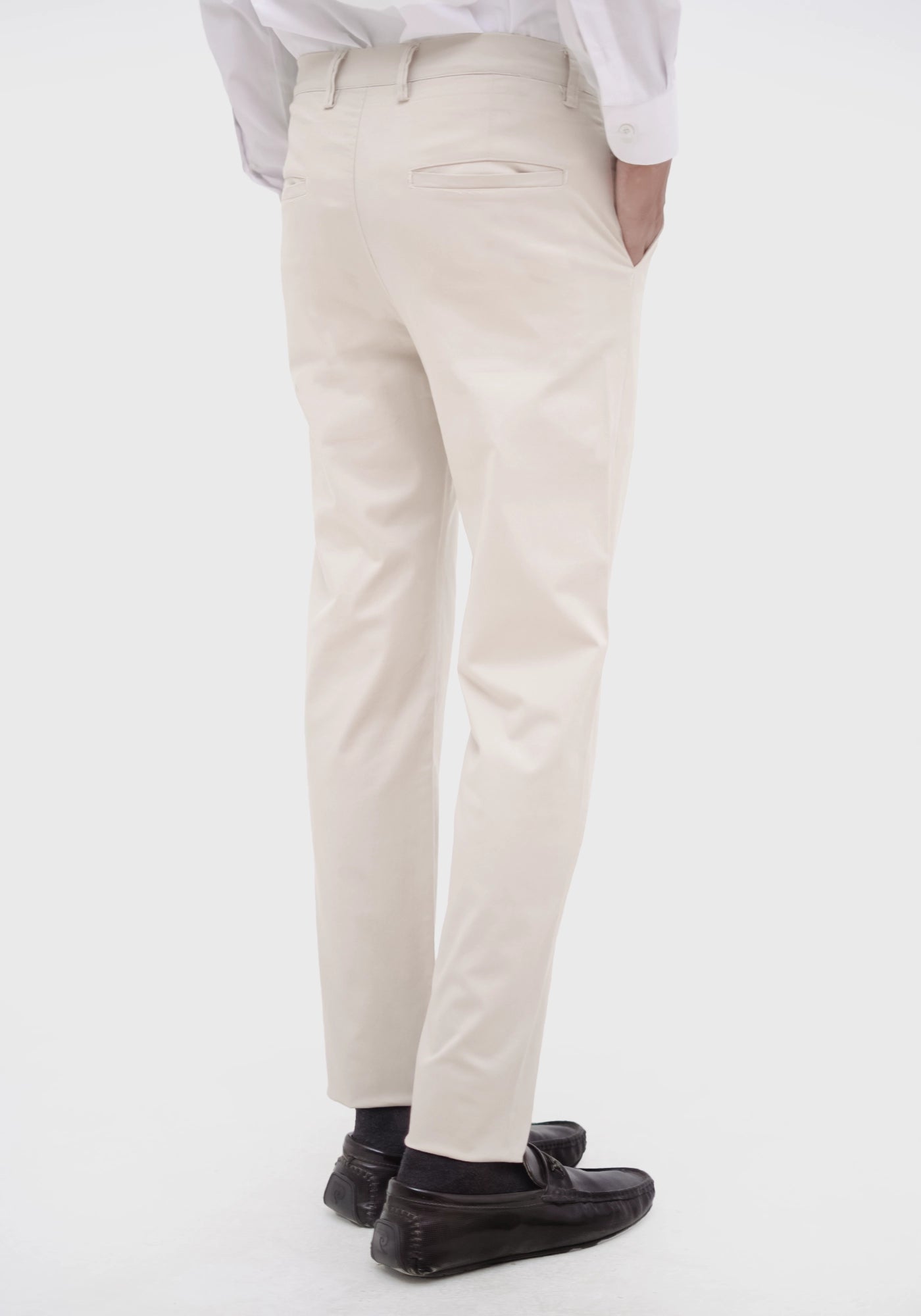 Fine Twill Fabric Khaki Pants