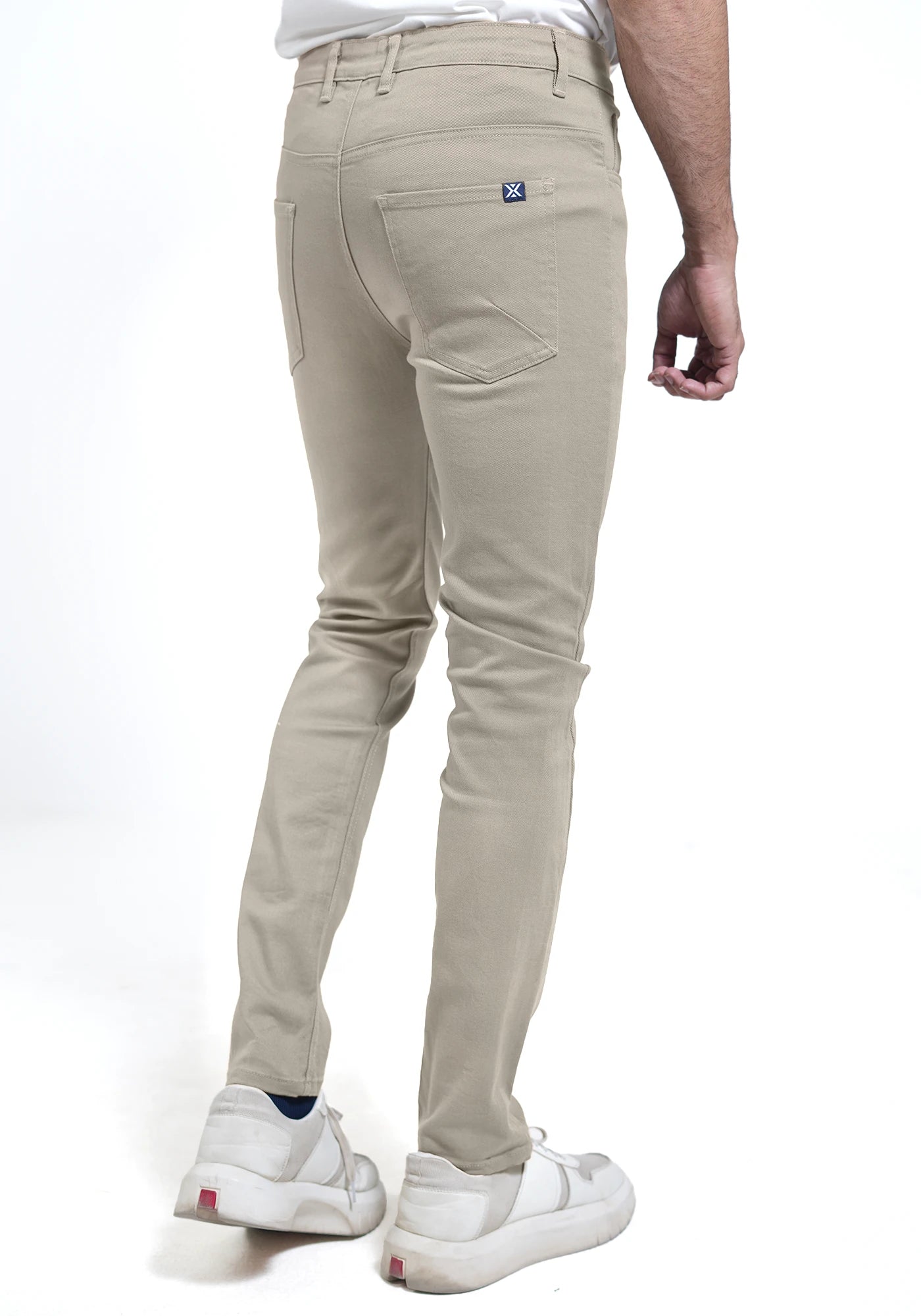 Fine Twill Fabric Five Pockets Stone Pants