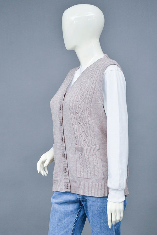 Acrylic Wool Cardigan