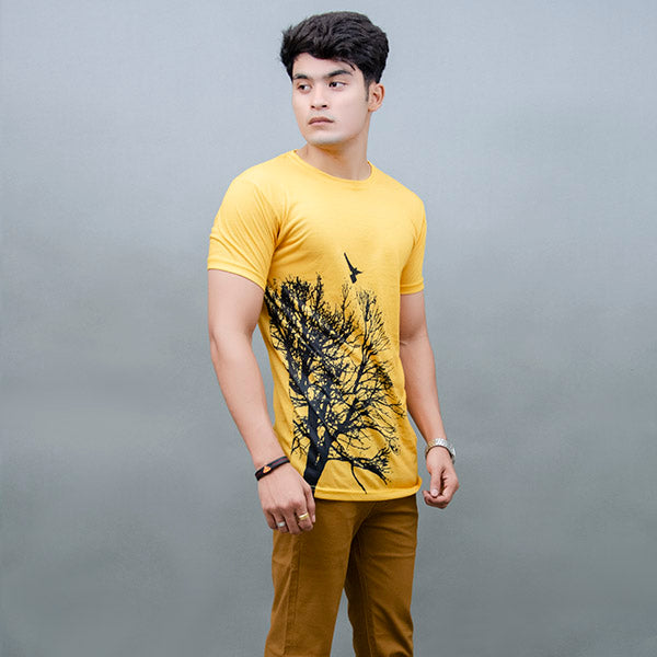 Cotton Round Neck T-Shirt